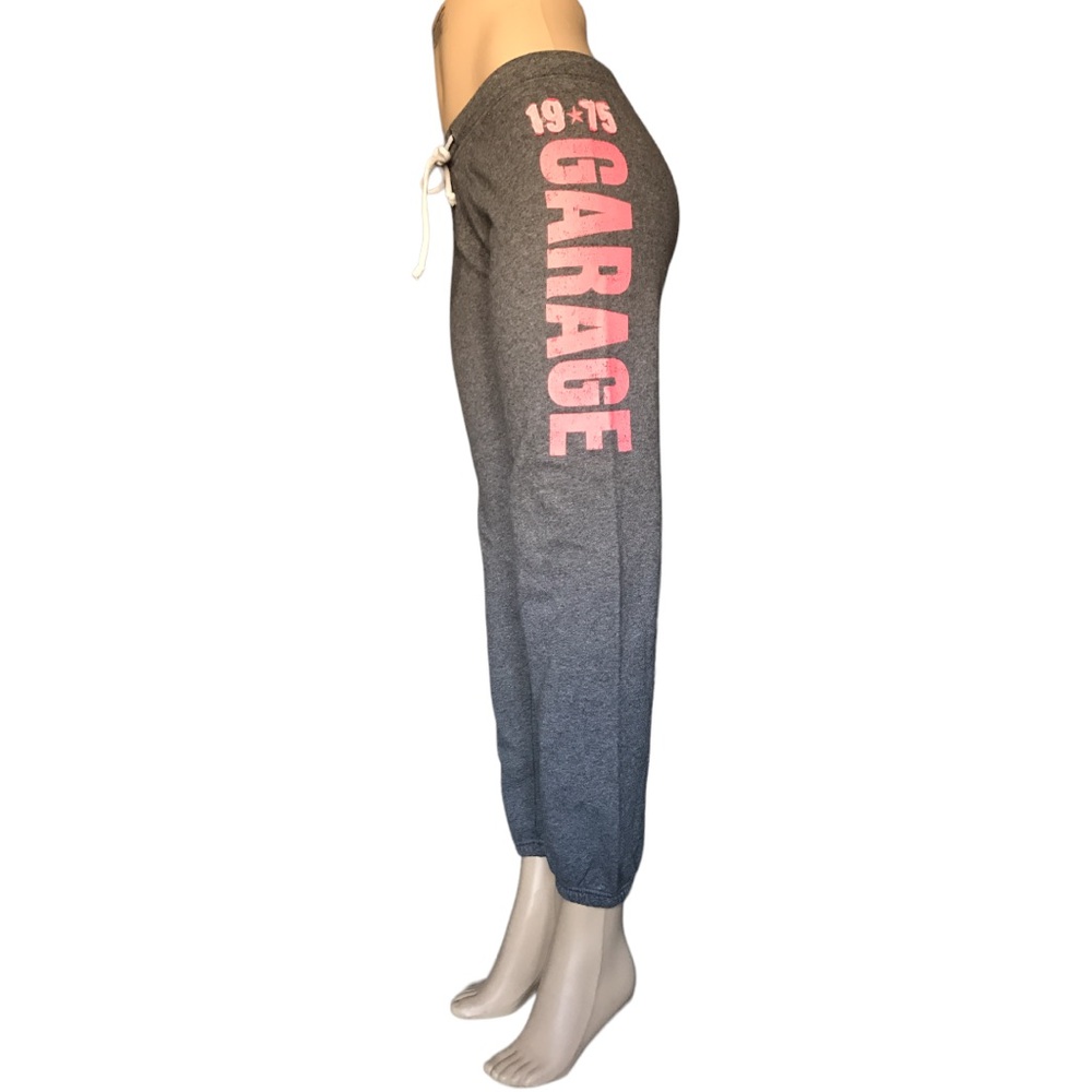 Garage Pink print Grey Sports Pants Size XS